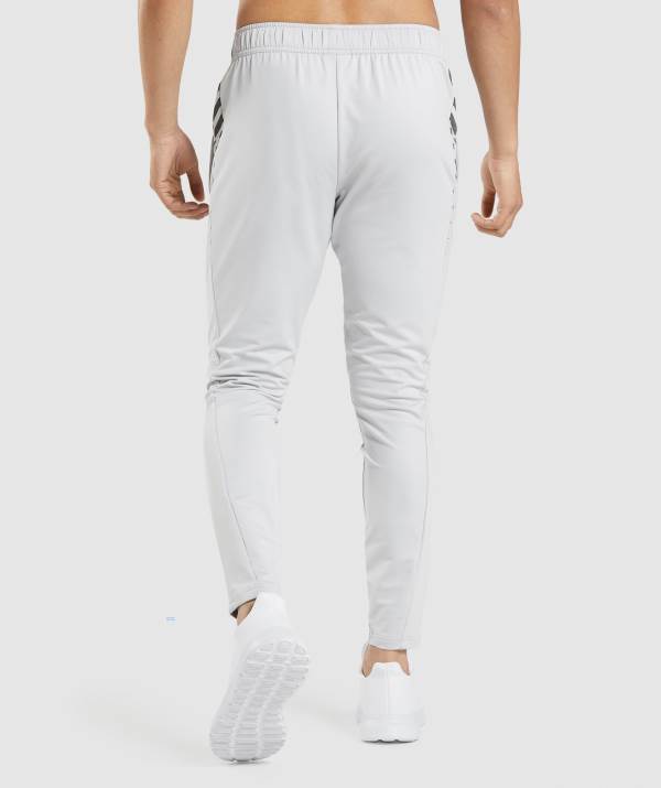 Panske Joggers Gymshark Sport Stripe Svetlo Siva | PY8650731